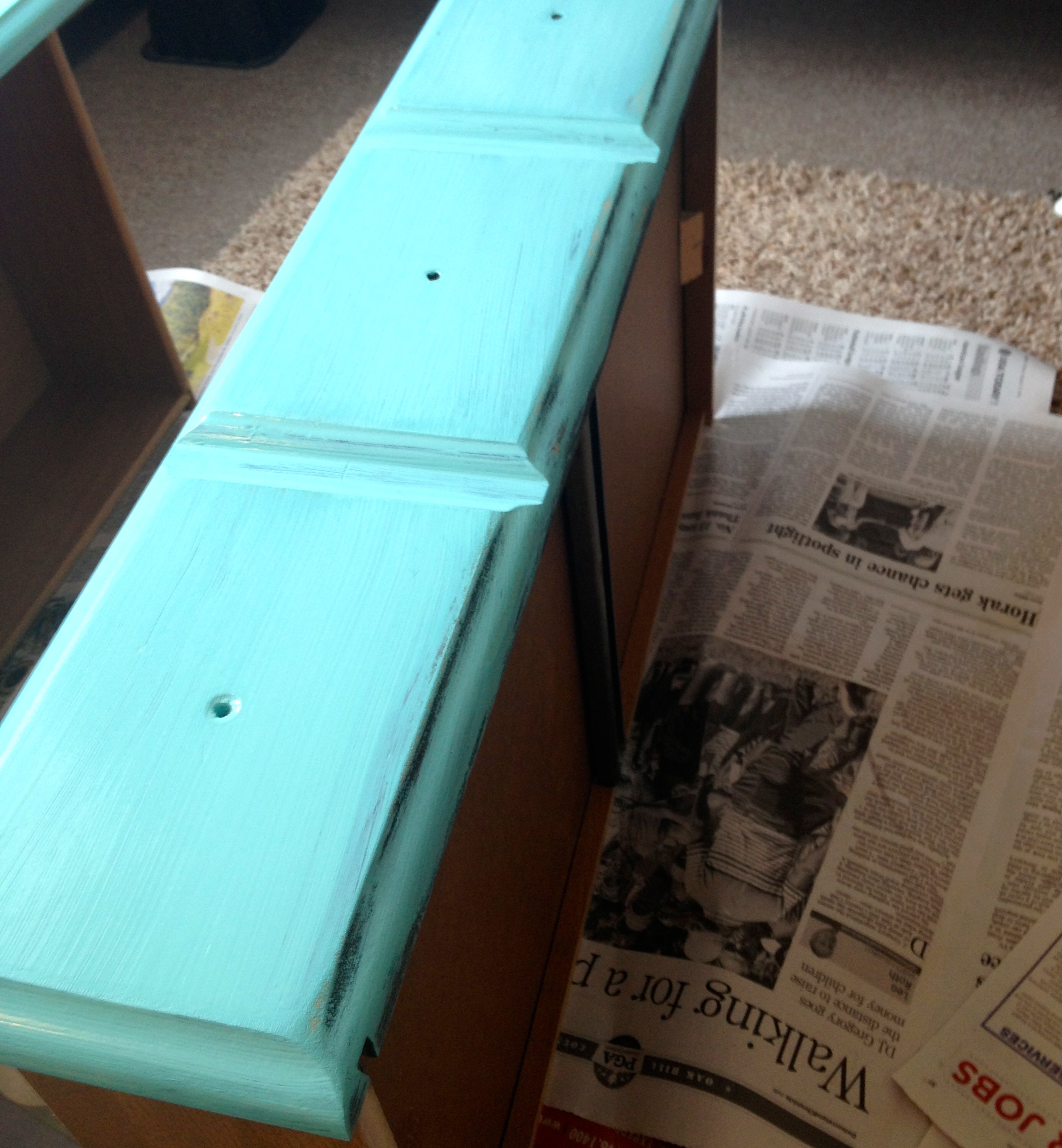 Distressing Old Furniture With Paint DIY Tutorial Trends With